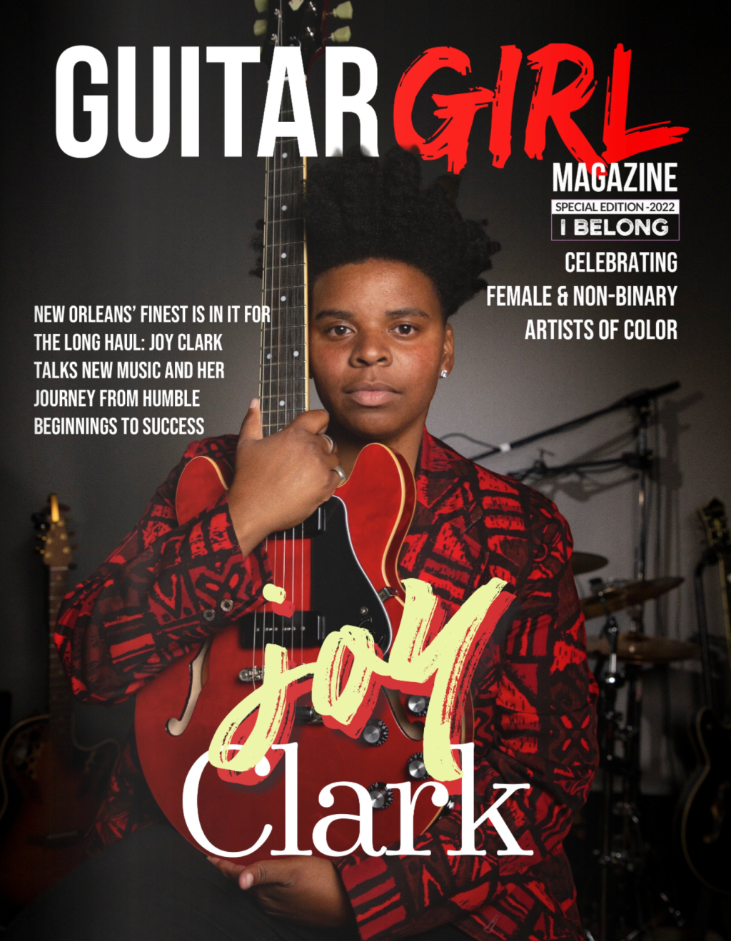FEATURE: Guitar Girl Magazine’s latest issue “I Belong: Celebrating Female & Non-Binary Artists of Color”